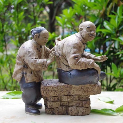 寿星祝寿送老人生日礼品实用创意礼物工艺品摆件陶瓷人物家居饰品