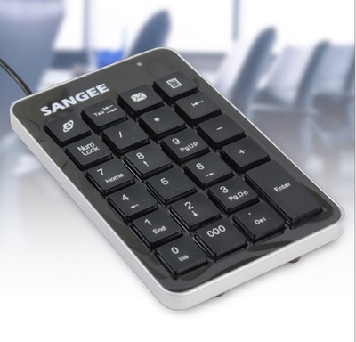 包邮 三巨 NK1 数字键盘电脑数字迷你 小键盘会计专用USB有线键盘