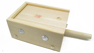 实木六孔艾灸盒 多功能可调温木制温灸盒艾条盒艾灸器可手持穿戴