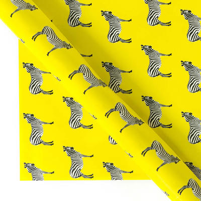 HUAink椛印 斑马斑马款 #NAT001原创设计儿童节礼物DIY手工包装纸