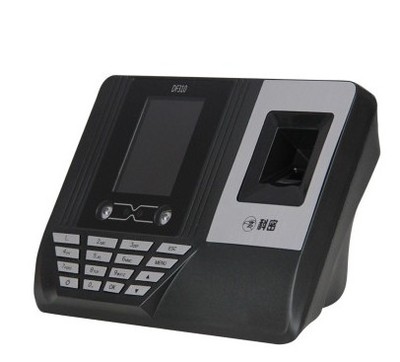 科密DF310考勤机 人脸识别指纹打卡器彩屏打卡机16年新款双语识别