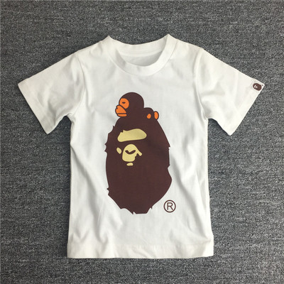 官网2015夏装新款日本高端潮牌动物园纯棉男女童装儿童短袖T恤 特