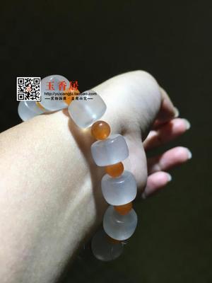 【宝石光手链】玉香居 新疆天然金丝玉手链 超值品