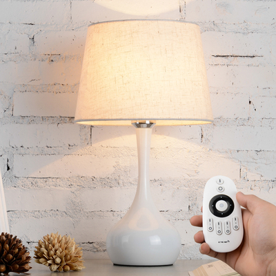 台灯卧室床头 现代简约创意欧式遥控调光调色LED台灯感应台灯