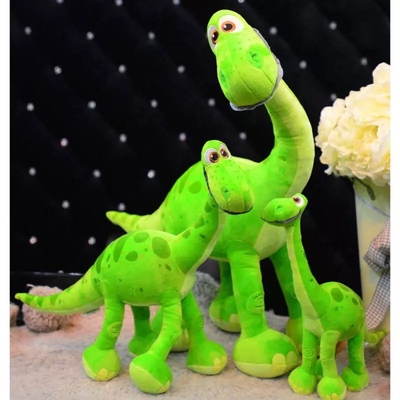 包邮翠绿色长脖子恐龙可爱恐龙公仔玩偶毛绒玩具娃娃小朋友最爱