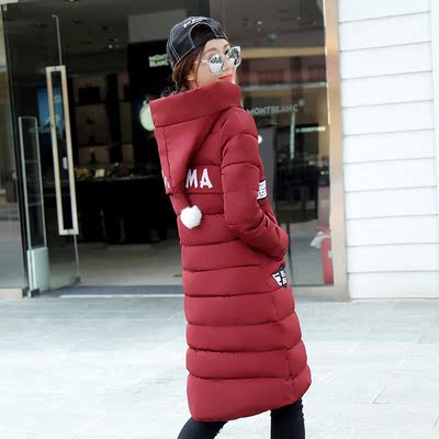 2016秋冬季新款羽绒棉服韩版女式外套潮流修身长款