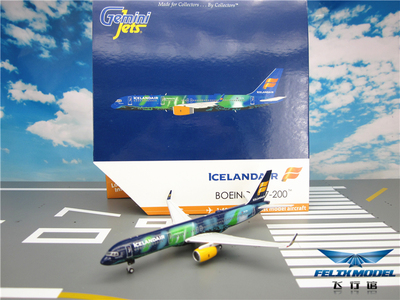 Geminijets 冰岛航空 B757-200 TF-FIU 1:400 极光