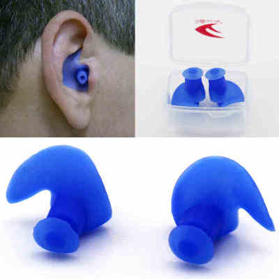 游泳耳塞 专业防水硅胶耳塞 舒适成人男女游泳耳塞 防噪音耳塞