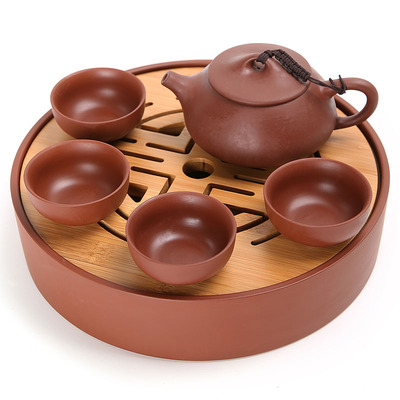 整套功夫茶具套装小套家用创意个性紫砂茶壶茶盘干泡台陶瓷茶杯子