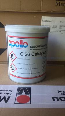 英国APOLLO/阿波罗丝印油墨/玻璃金属尼龙油墨 C26黑色 含17%税