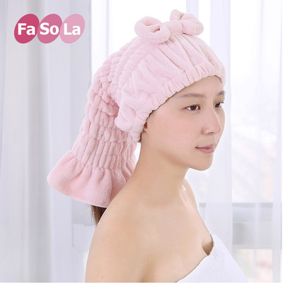 FaSoLa干发帽超强吸水干发巾擦头发速干毛巾帽超细纤维吸水巾浴帽