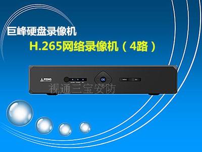 4路硬盘录像机 四路NVR数字网络录像机 H.265监控录像机 雄迈云