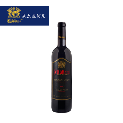 阿拉善谷原瓶进口半甜红葡萄酒格鲁吉亚米尔迪阿尼750ml授权包邮