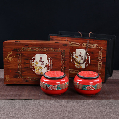 通用版高档礼盒包装陶瓷茶叶罐滇红花茶藏红花大红袍红茶茶叶包装