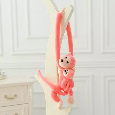 特价会叫的小猴子毛绒玩具长臂猴公仔挂件装饰儿童玩偶结婚礼品