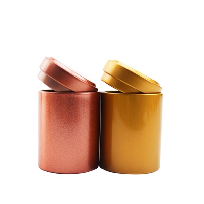 通用迷你小号茶叶罐便携旅行铁罐密封茶叶包装盒可定制可贴不干胶