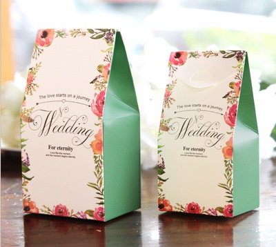 婚庆用品创意喜糖盒子结婚糖果盒纸盒欧式婚礼个性回礼包装盒批发
