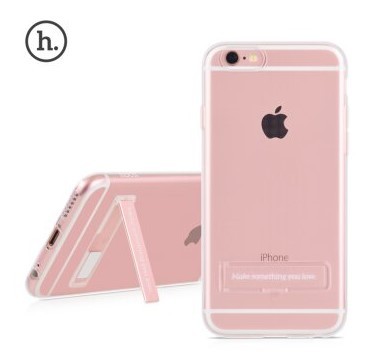 浩酷 苹果6s手机壳 支架防摔保护套 适用iPhone6/6s plus玫瑰金