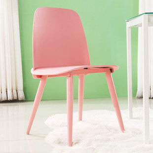 塑料椅子时尚现代简约餐厅凳子创意靠背椅电脑书桌椅家用宜家餐椅