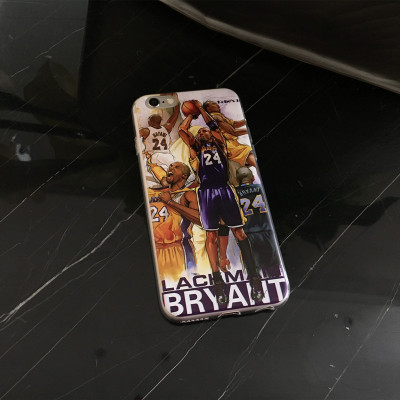 科比苹果6代篮球手机壳软壳防摔iPhone6splus4.7保护壳NBA男款潮