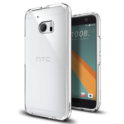 韩国Spigen HTC10国际版手机套边框保护套外壳透明硅胶皮套防摔软