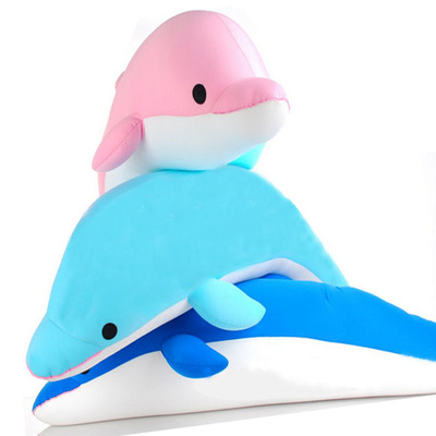 正版凯佩珑海豚公仔纳米泡沫粒子抱枕毛绒玩具玩偶娃娃生日礼物
