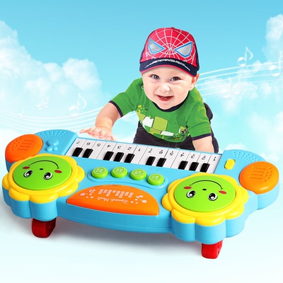 音乐电子琴欢乐拍手鼓宝宝早教音乐玩具儿童益智电子琴手拍鼓