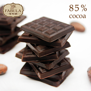 法布朗黑巧克力85%可可法国进口原料手工制作罐装零食礼物巧克力