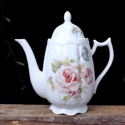 陶瓷茶壶大号容量陶瓷沏茶壶家用礼瓷具凉水壶冷水壶储婚庆礼品