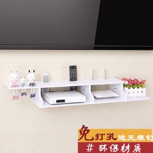 创意韩式镂空雕花机顶盒架 伴侣墙壁置物架路由器壁挂搁隔板特价