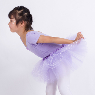 儿童芭蕾舞裙秋女童舞蹈裙长练功服幼儿舞蹈服装演出服跳舞服