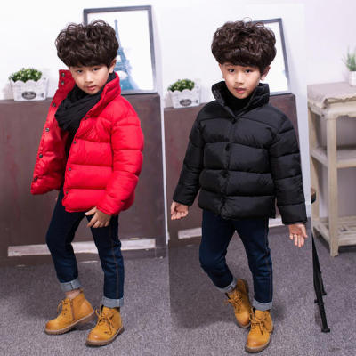 男童棉袄2015新款 冬 中童韩版修身儿童棉衣棉服外套冬加厚潮童装