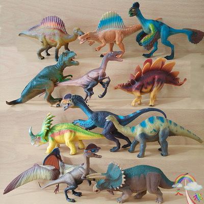 恐龙玩具模型套装  似鸟龙/棘背龙/马门溪龙/独角龙/恐龙模型