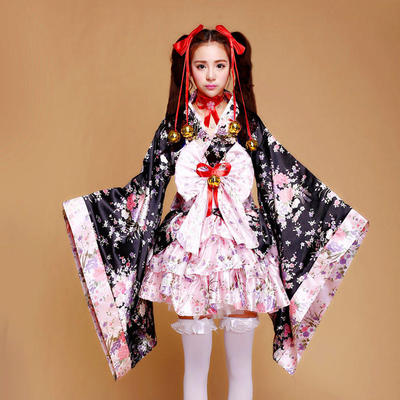 日系动漫服装重樱改良和服cosplay服装洛丽塔洋装全套女装lolita