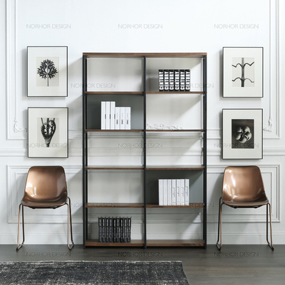 LOFT北欧/美式实木家具/图特5层书架 书柜 置物架
