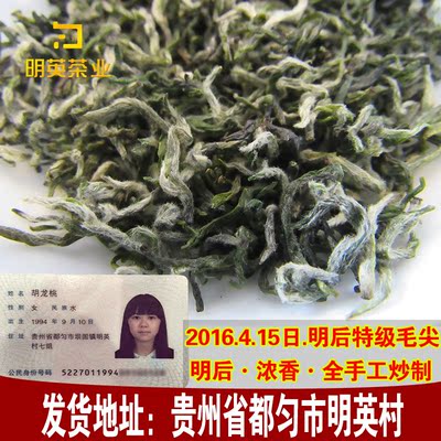 天天特价 贵州茶叶2016春茶明后谷雨茶绿茶都匀毛尖特级250g散茶