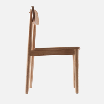 静研设计北欧日式简约餐椅休闲椅咖啡椅红橡木黑胡桃实木榫卯包邮
