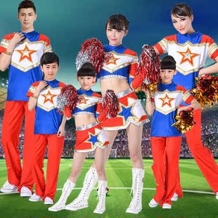 2016新款啦啦队服啦啦操服装啦啦队跳操服拉拉队现代舞台演出女装