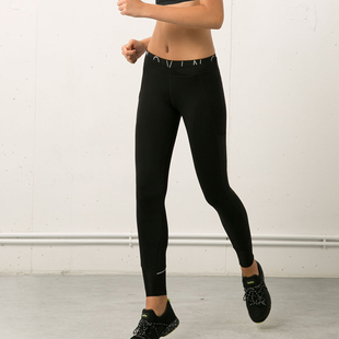 新款春夏女运动健身紧身裤 速干跑步训练打底弹力修身塑形瑜伽裤