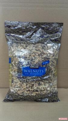香港代购 美国Kirkland Walnuts 纯天然原味核桃仁1360g 碧根果仁