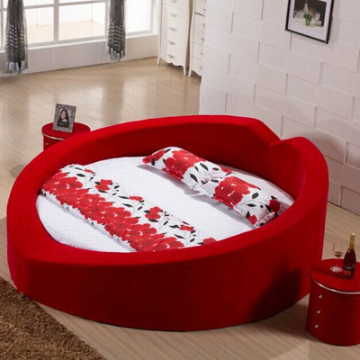 2米 心形 圆床 个性 大  软体床 简约现代 酒店圆床 双人床 婚床