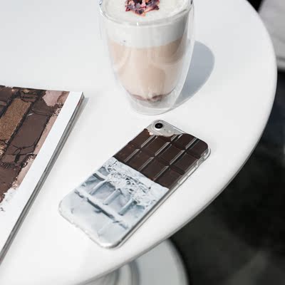 巧克力原创意简约苹果6s手机壳iPhone6 Plus全包软保护套7