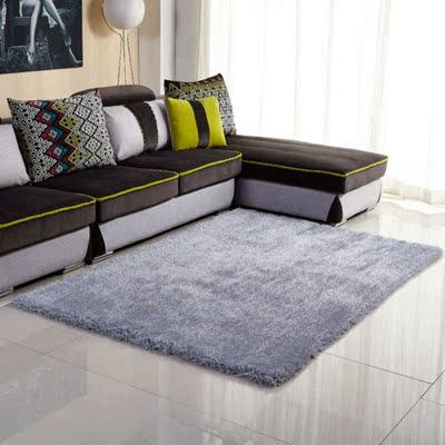 特价促销弹力丝地毯客厅地毯卧室地毯时尚茶几地毯6cm可定制纯色