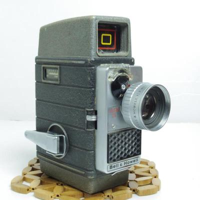 工业风老相机收藏西洋老货Bell Howell 8mm/8毫米古董胶片摄影机
