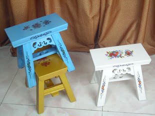 古典实木小凳子小板凳雕花凳 儿童凳 幼儿凳浴室卫生间凳 舞蹈凳