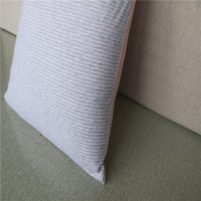 新疆天竺棉针织棉抱枕套靠枕套坐垫套条纹定制定做床上用品不含芯