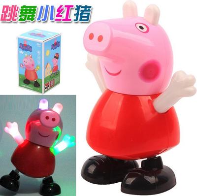 小猪佩琪玩具电动会跳舞佩琪唱歌佩奇灯光音乐粉红小猪跳舞机器人