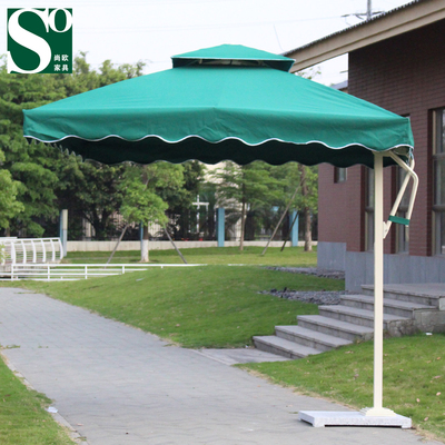户外遮阳伞单边伞2.5米遮雨伞咖啡店室外露台休闲遮阳防水庭院伞