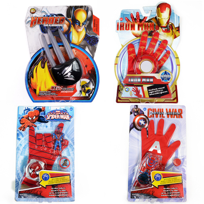 钢铁侠手套美国队长变形金刚复仇者联盟英雄漫威装扮男童炫酷玩具