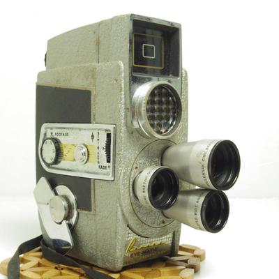 REVERE 经典三头电影摄影机 工业风 科技古董老物件收藏胶片相机